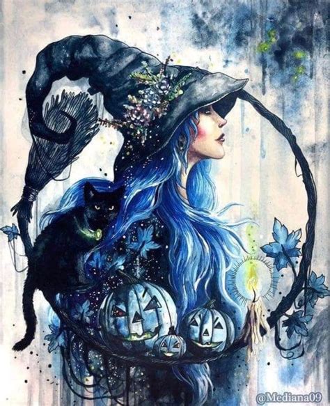 Wickedly Gorgeous Witch Art for Your Halloween Displays